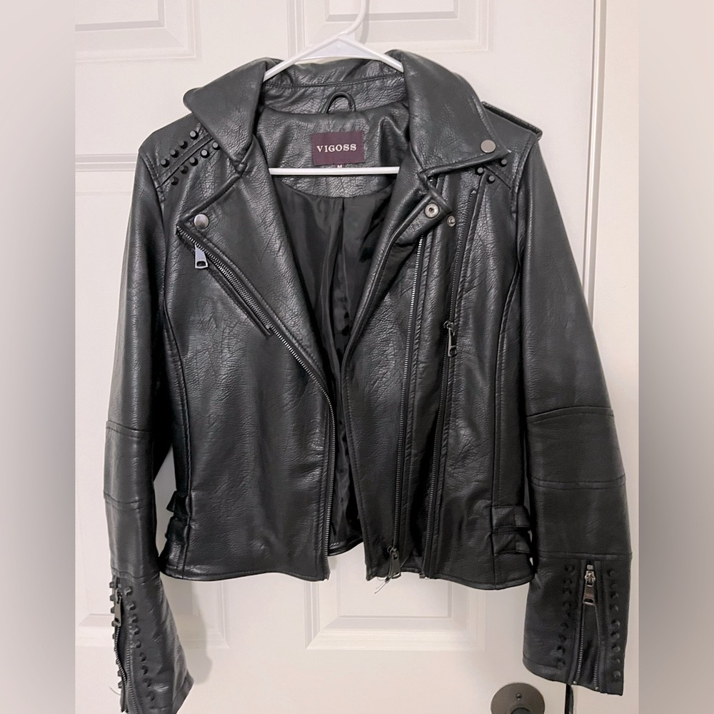 Vigoss Studded Leather Jacket